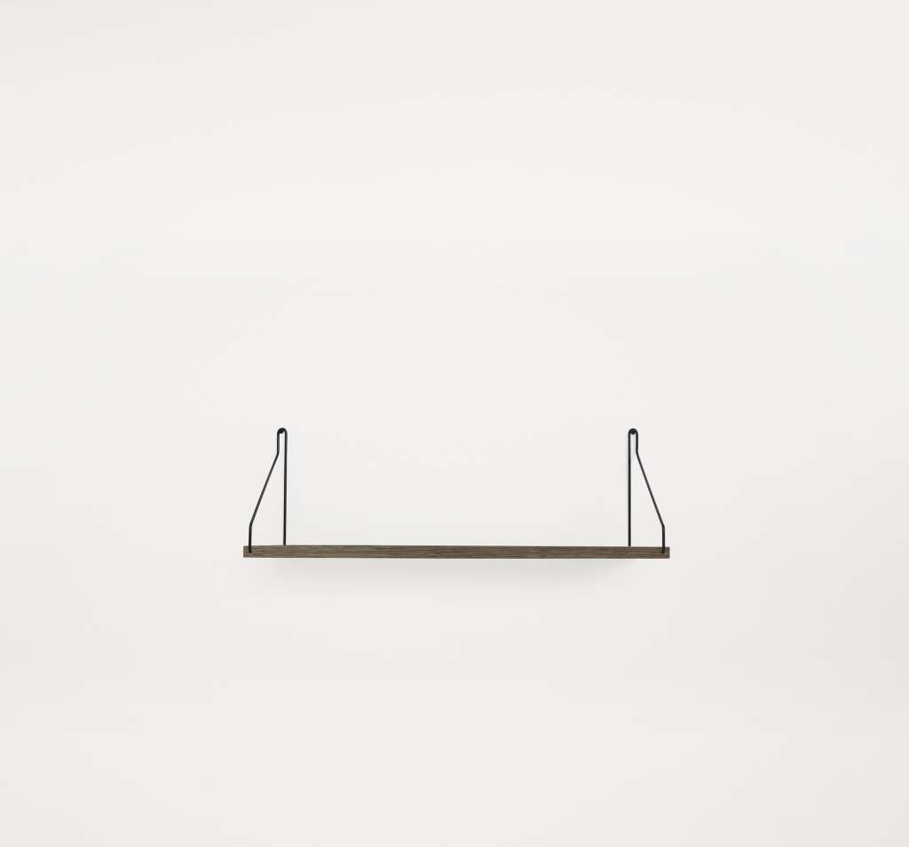 Frama - Shelf Regal - Eiche dunkel - 60 x 20 cm - schwarz - indoor