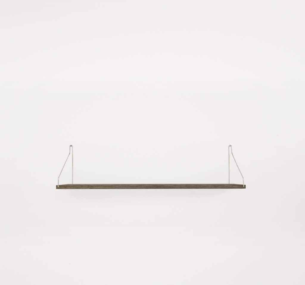 Frama - Shelf Regal - Eiche dunkel - 80 x 20 cm - Edelstahl - indoor