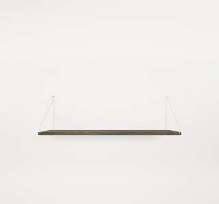 Frama - Shelf Regal - Eiche dunkel - 80 x 27 cm - Messing - indoor