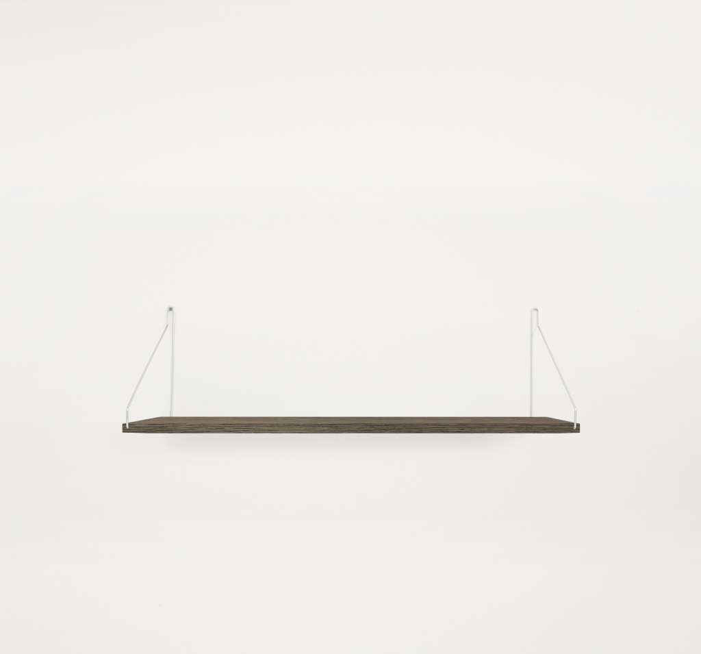 Frama - Shelf Regal - Eiche dunkel - 80 x 27 cm - Edelstahl - indoor