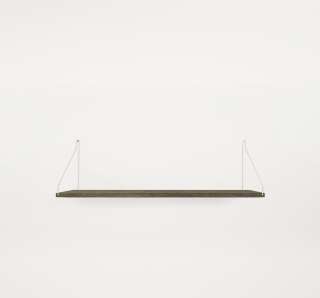 Frama - Shelf Regal - Eiche dunkel - 80 x 27 cm - Edelstahl - indoor
