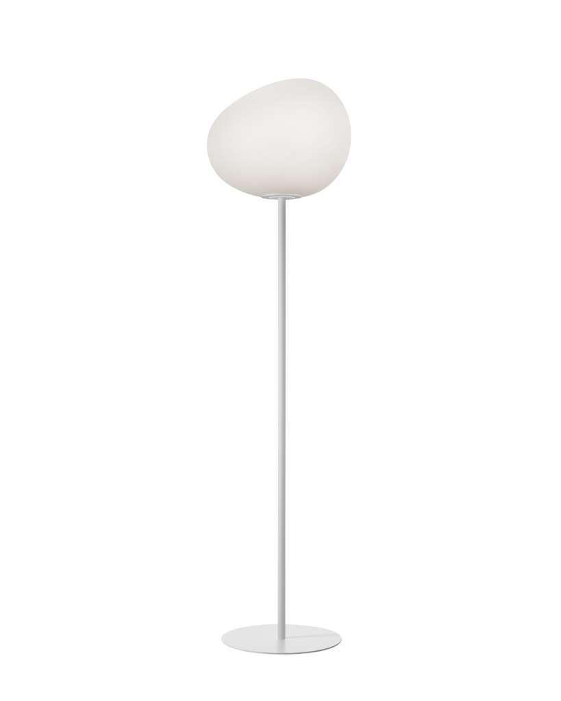 Foscarini - Gregg media Stehleuchte - bianco/bianco - media - indoor