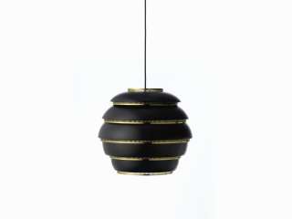 Artek - A331 Hängeleuchte Beehive - schwarz/Messing - schwarz/Messing - indoor