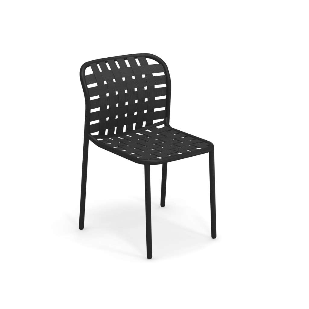 Emu - Yard Stuhl - schwarz 24/ schwarz-grau 62 - outdoor