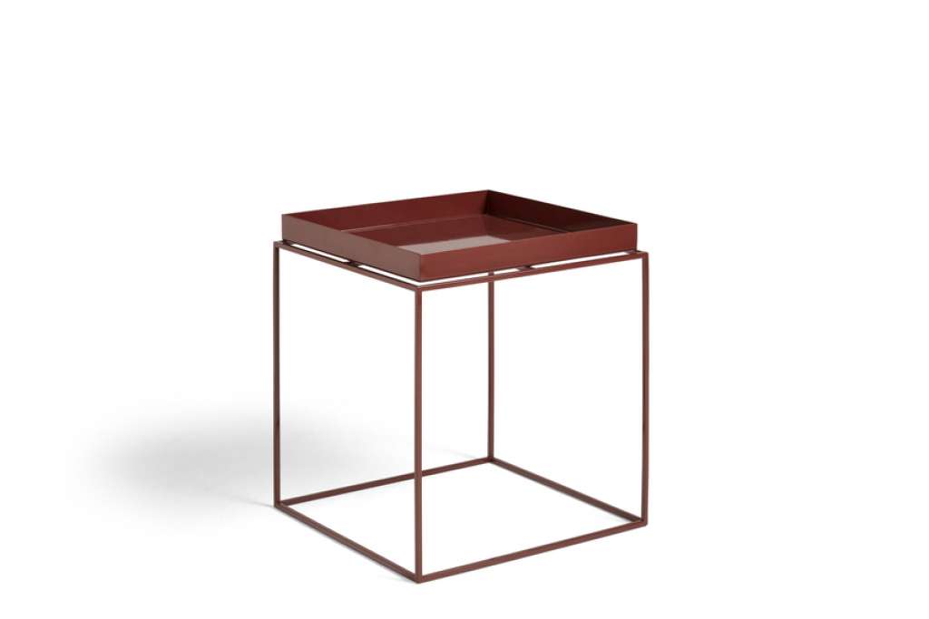 HAY - Tray Table - Chocolate High gloss - 40 x 40 - indoor