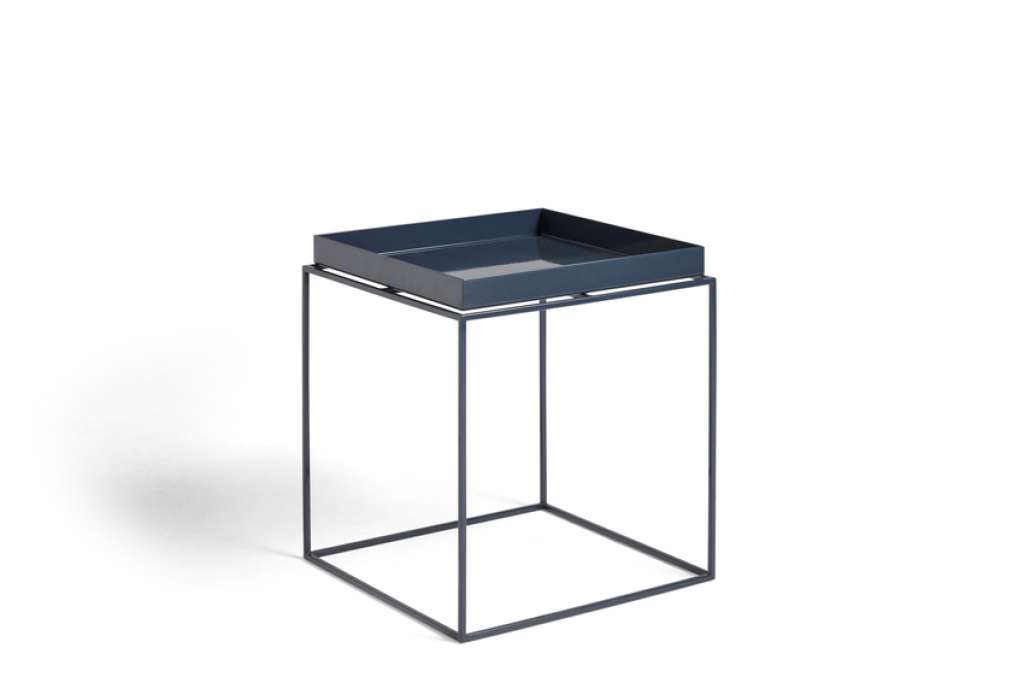 HAY - Tray Table - Deep blue High gloss - 40 x 40 - indoor