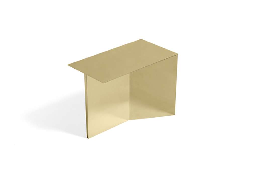HAY - Slit Tisch - brass - rechteckig - indoor