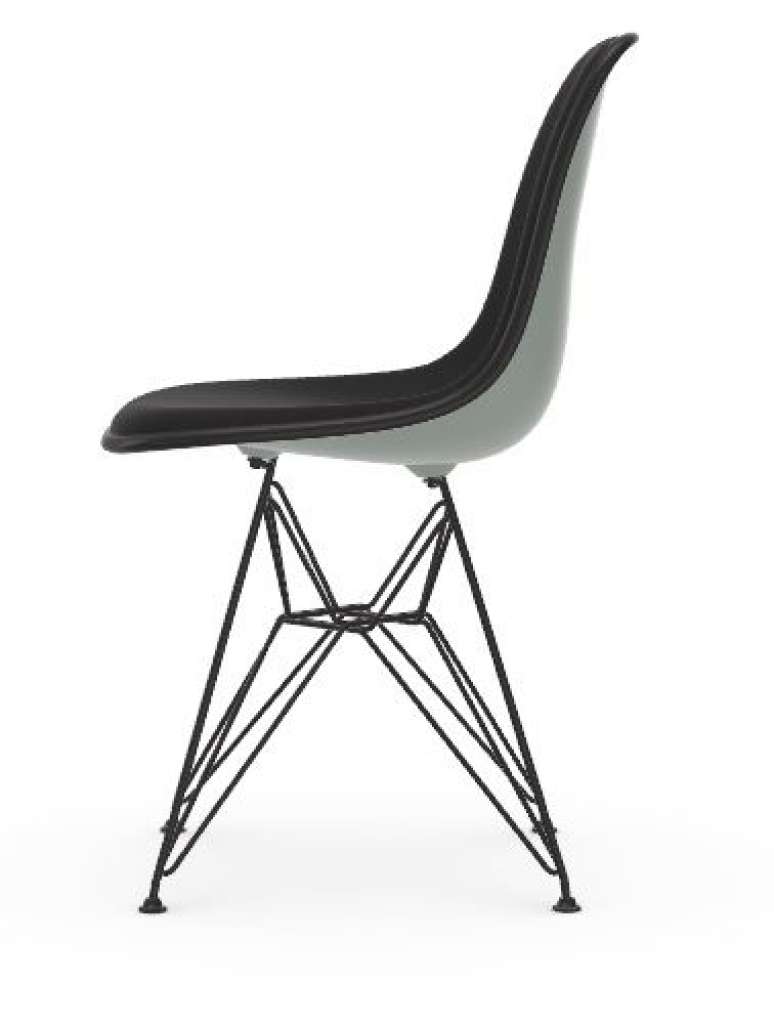 Vitra - DSR mit Vollpolster - 24 light grey - indoor