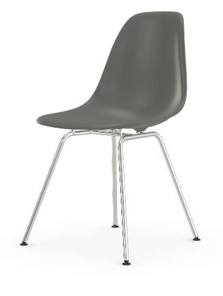 Vitra - DSX - mauve grau - Sitzhöhe 43 cm - indoor