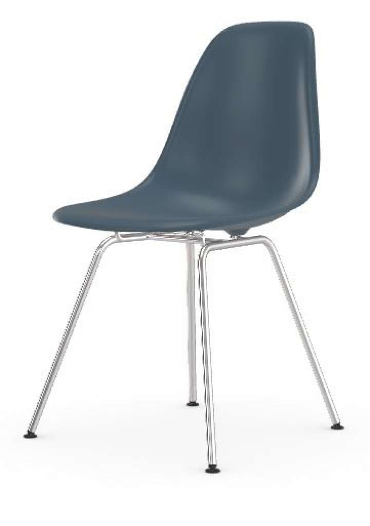 Vitra - DSX - moosgrau - Sitzhöhe 43 cm - indoor