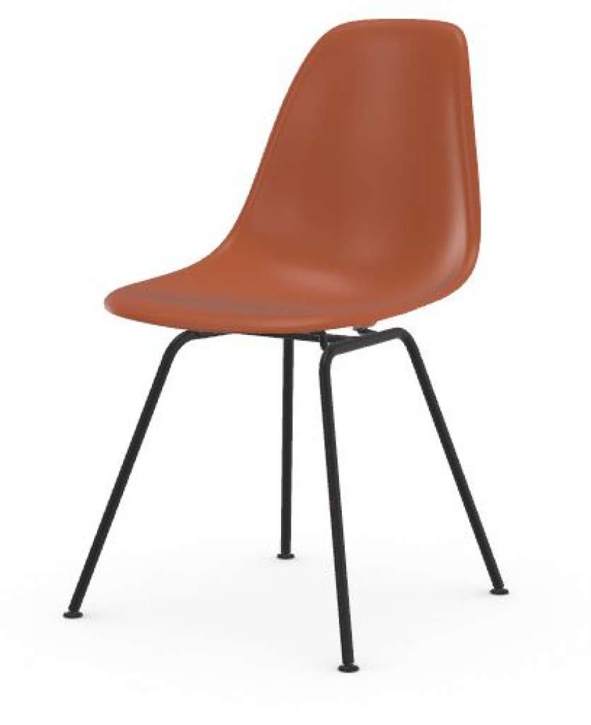 Vitra - DSX - Gestell schwarz - rusty orange - indoor