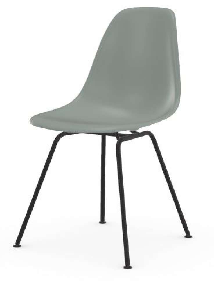 Vitra - DSX - Gestell schwarz - light grey - indoor