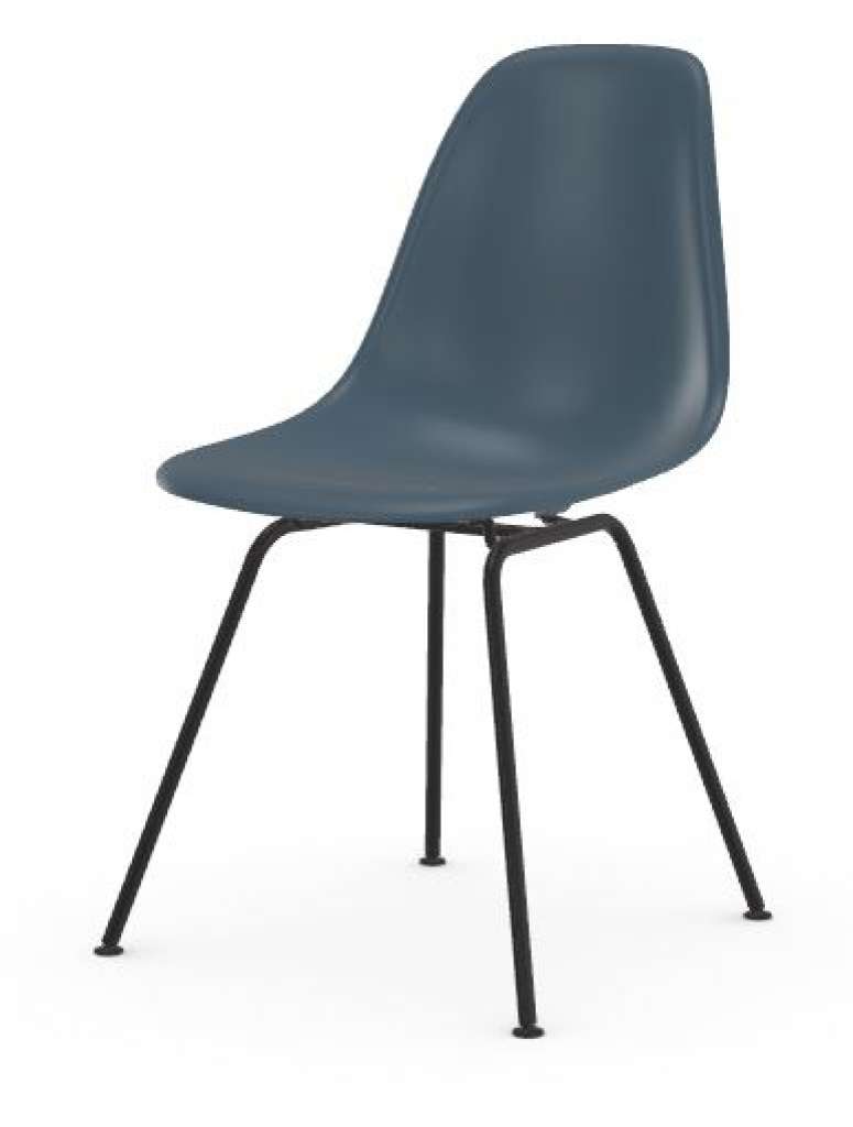 Vitra - DSX - Gestell schwarz - sea blue - indoor