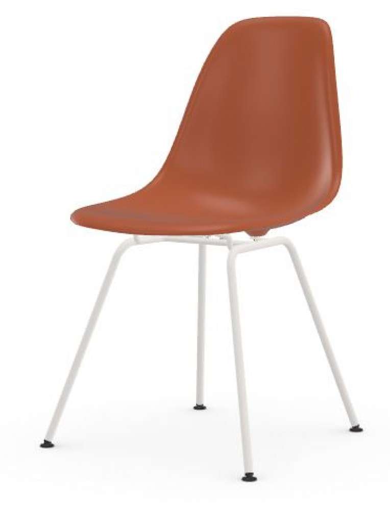 Vitra - DSX - Gestell weiss - rusty orange - indoor