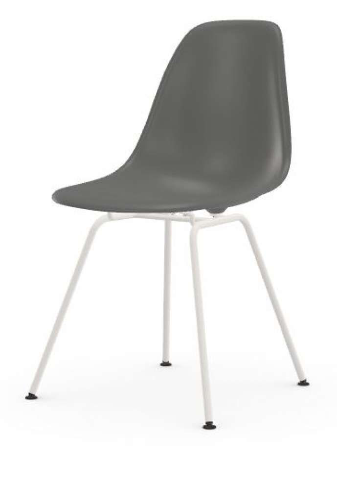 Vitra - DSX - Gestell weiss - granite grey - indoor