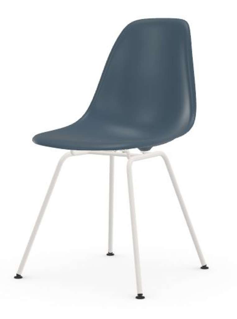 Vitra - DSX - Gestell weiss - sea blue - indoor