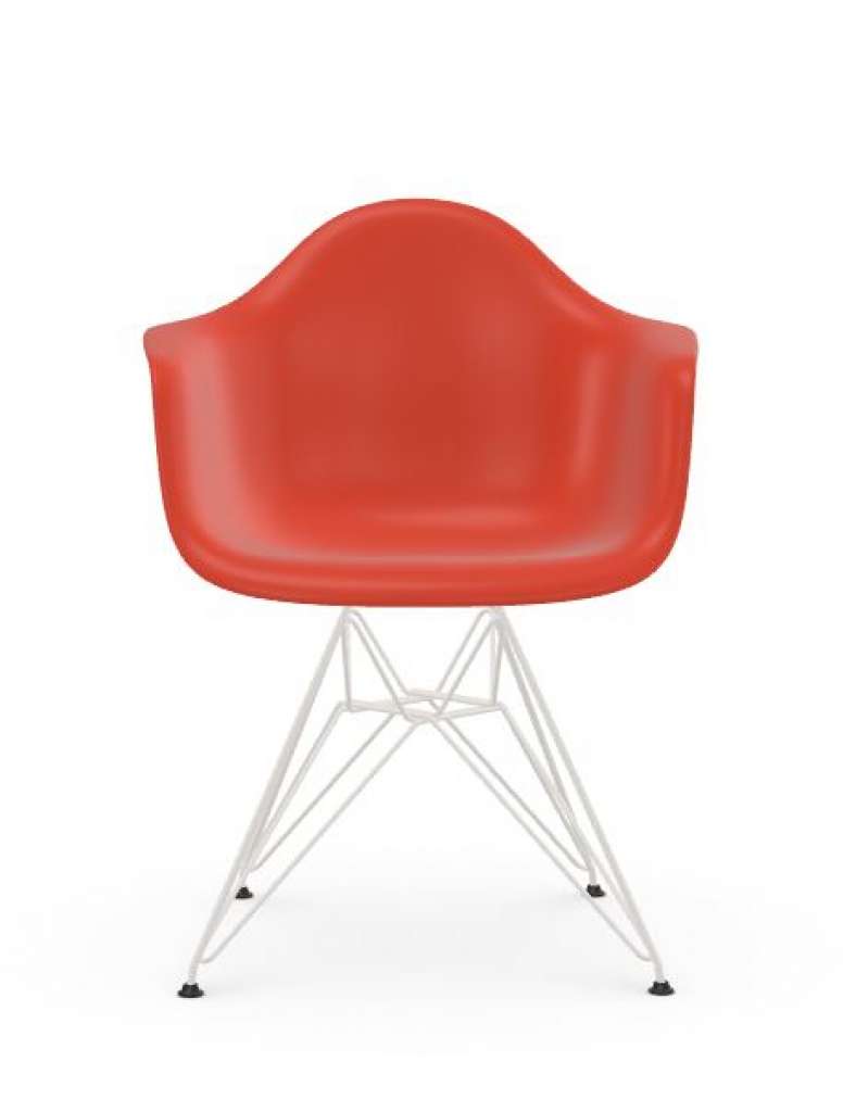 Vitra - DAR - Untergestell weiss - rot - indoor