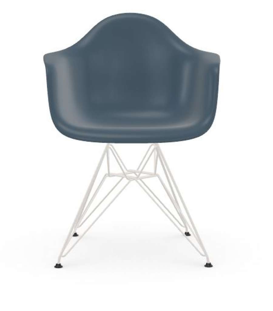 Vitra - DAR - Untergestell weiss - meerblau - indoor