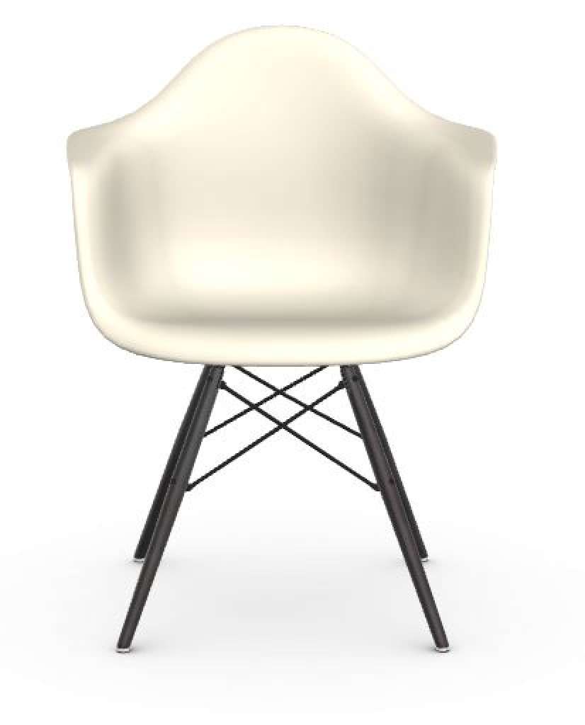 Vitra - DAW Eames Plastic Armchair - basalt - Sitzhöhe 43 cm - indoor