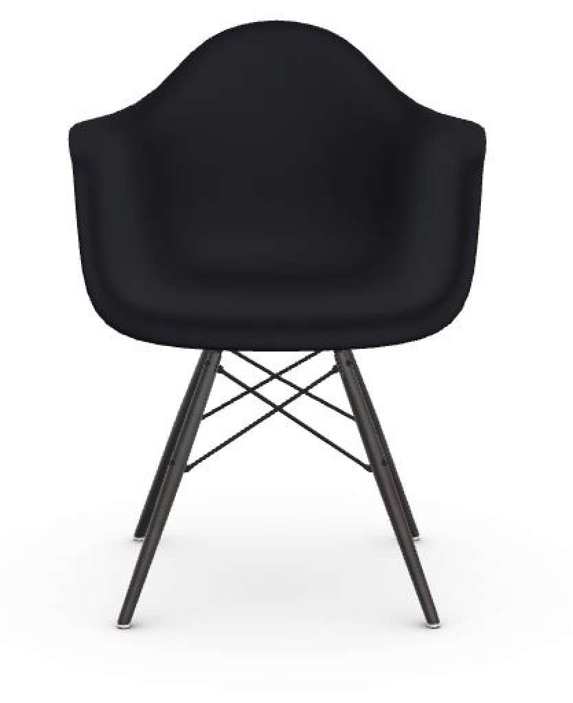 Vitra - DAW Eames Plastic Armchair - rot - Sitzhöhe 43 cm - indoor