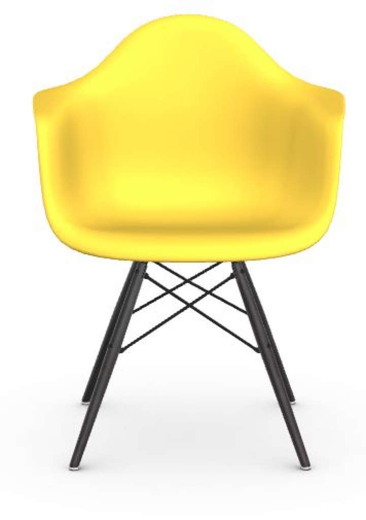 Vitra - DAW Eames Plastic Armchair - ocean - Sitzhöhe 43 cm - indoor