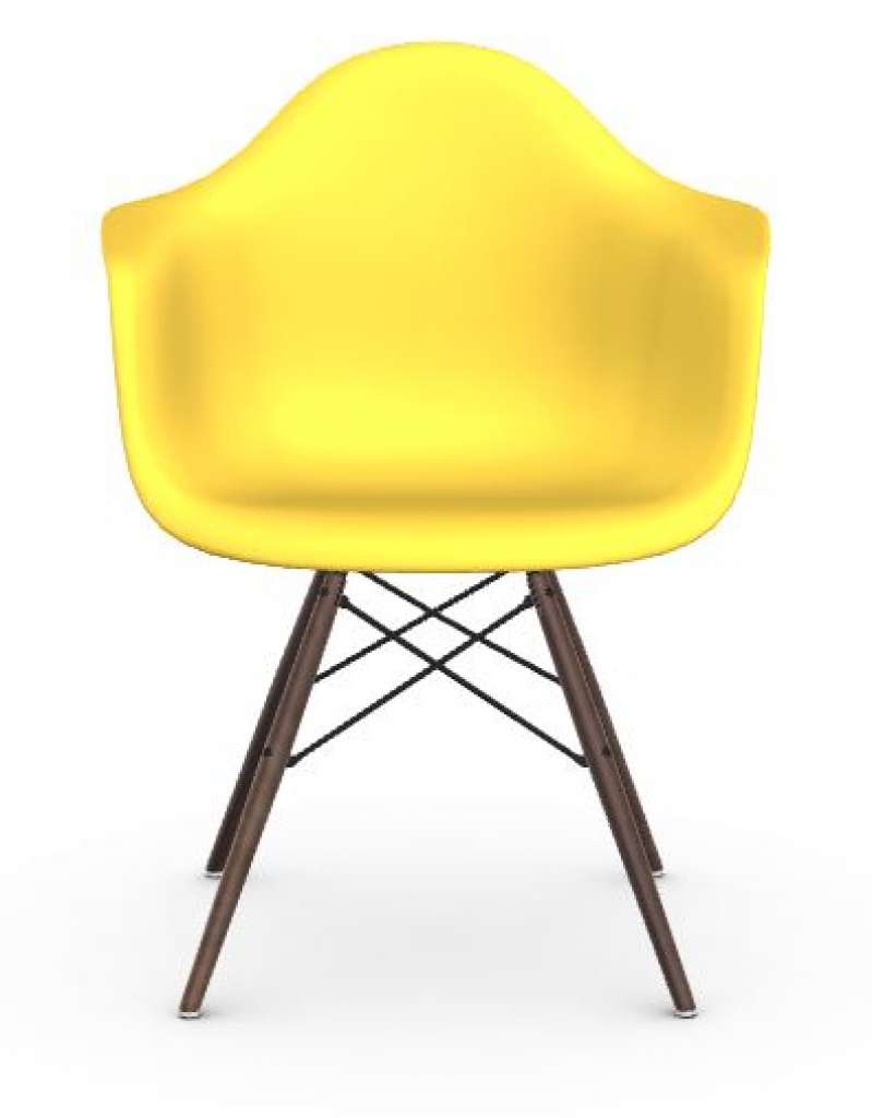 Vitra - DAW Eames Plastic Armchair - ocean - Sitzhöhe 43 cm - indoor