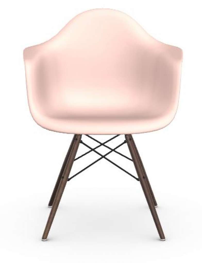 Vitra - DAW Eames Plastic Armchair - grau - Sitzhöhe 43 cm - indoor