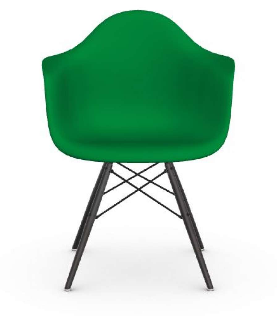 Vitra - DAW Eames Plastic Armchair - 30 creme - Sitzhöhe 43 cm - indoor
