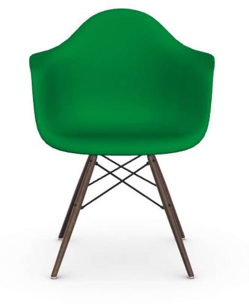Vitra - DAW Eames Plastic Armchair - 30 creme - Sitzhöhe 43 cm - indoor