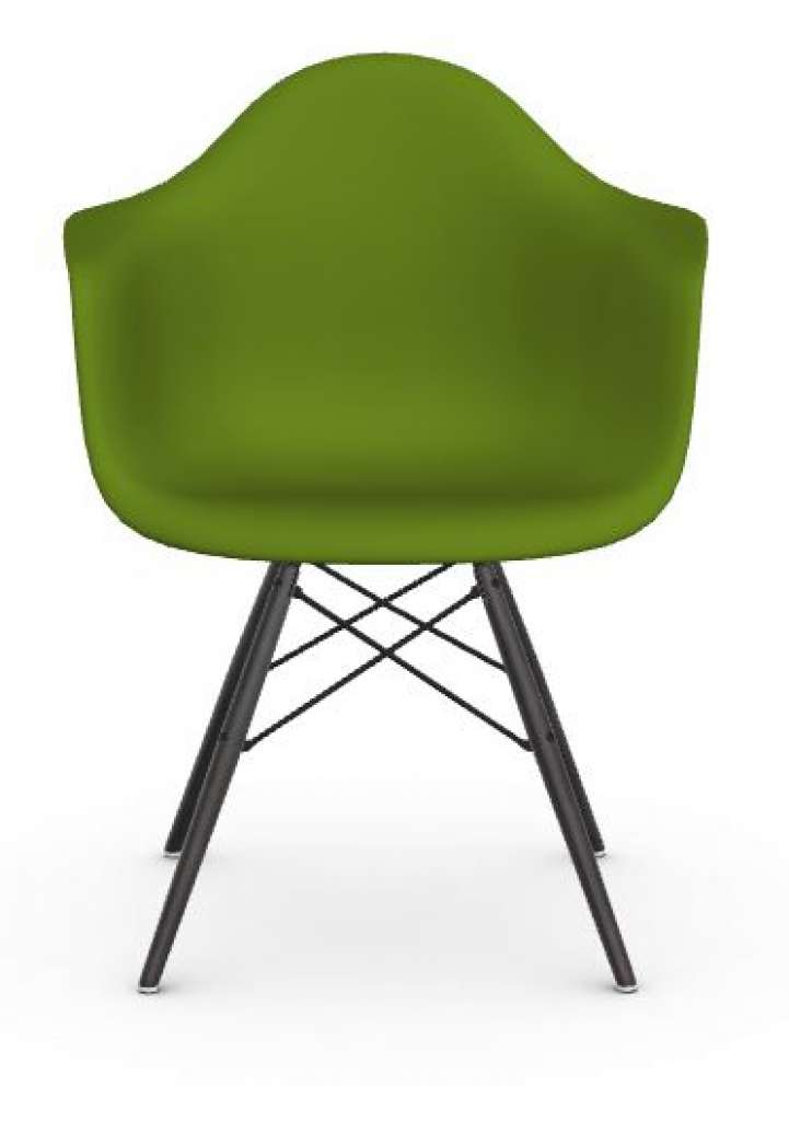 Vitra - DAW Eames Plastic Armchair - eisgrau - Sitzhöhe 43 cm - indoor
