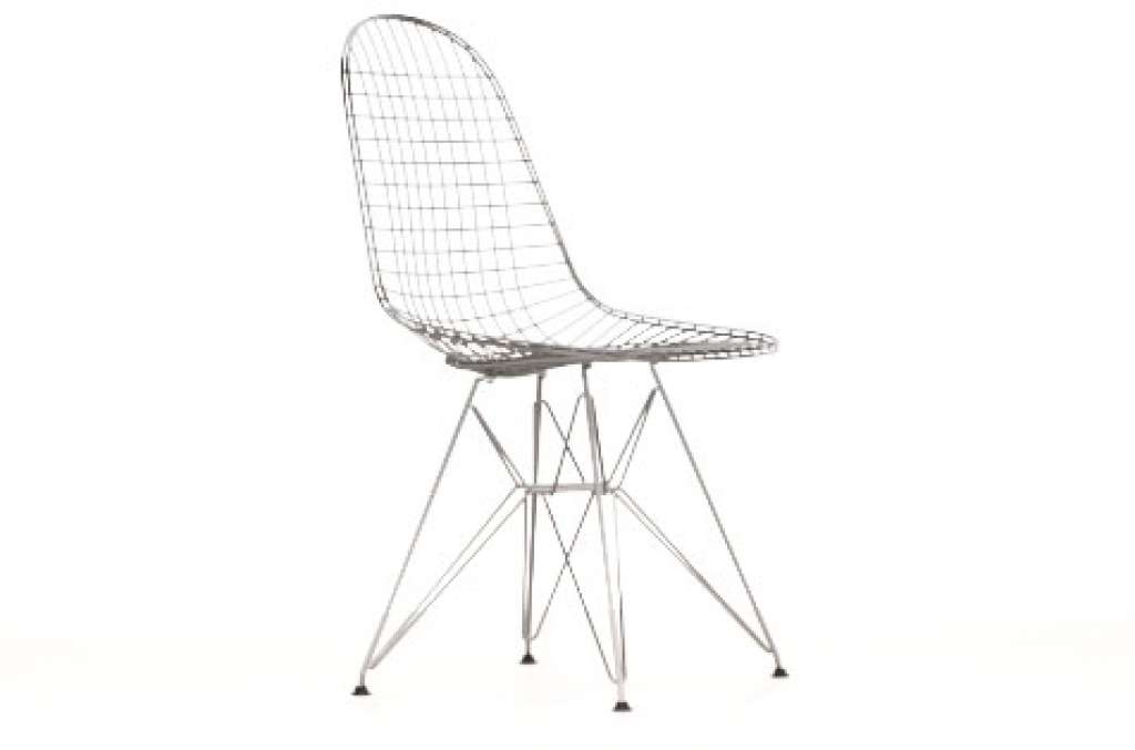 Vitra - Wire Chair DKR - weiss - indoor