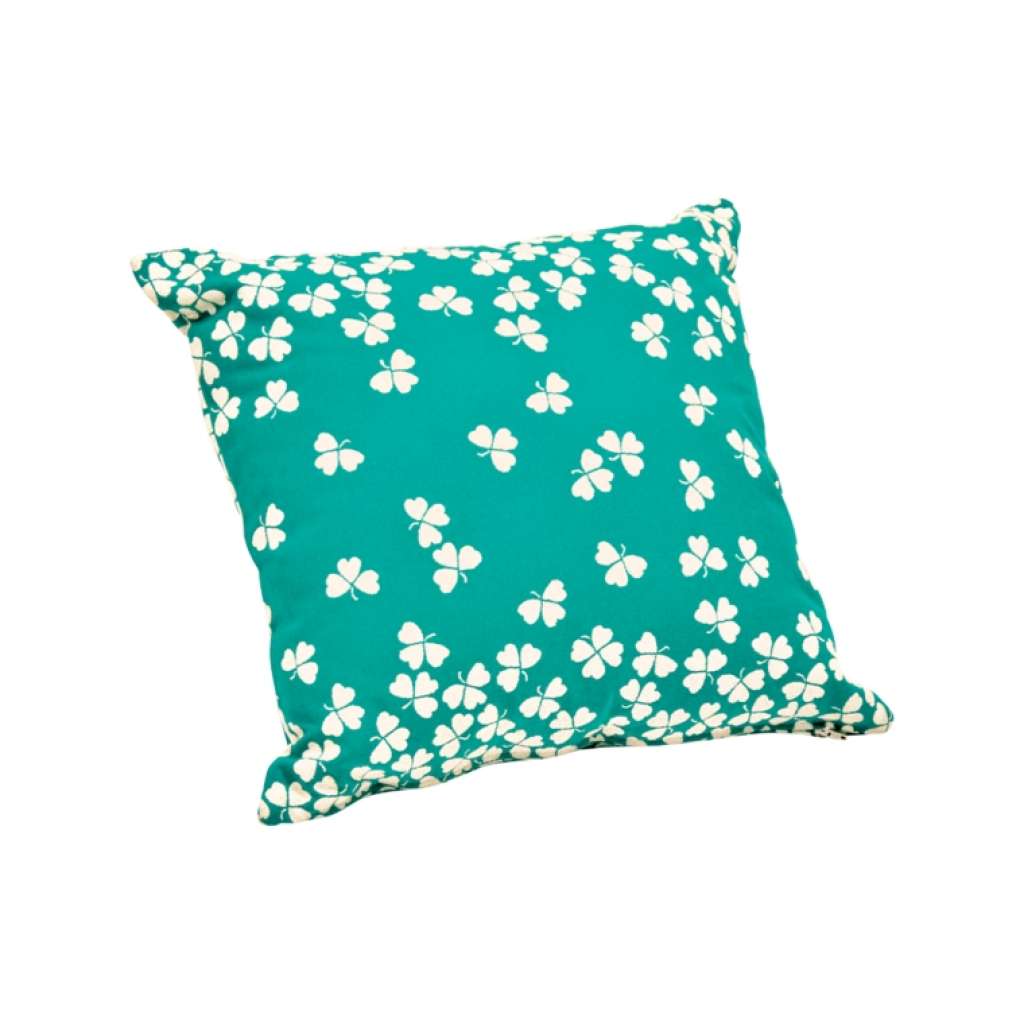Fermob - TREFLES Kissen 44 x 44 cm - 16 Türkisblau - indoor