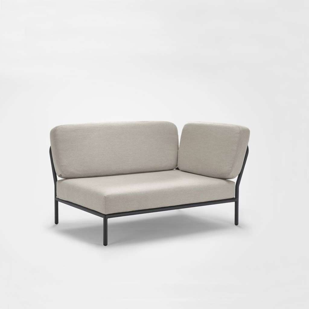 Houe - Level Lounge Sofa - chalk - Armlehne rechts - outdoor