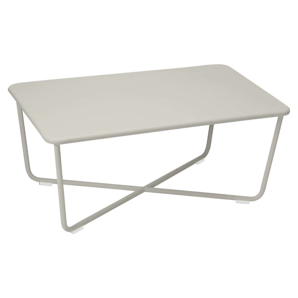 Fermob - CROISETTE niedriger Tisch - A5 Lehmgrau - outdoor