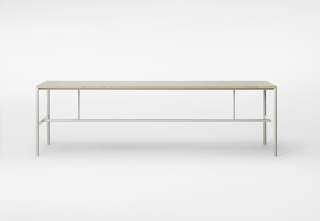 Million - Mies Esstisch - grau - Gestell hellgrau - indoor