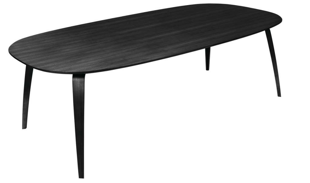 Gubi - Gubi Dining Table - schwarz gebeizte Esche - indoor