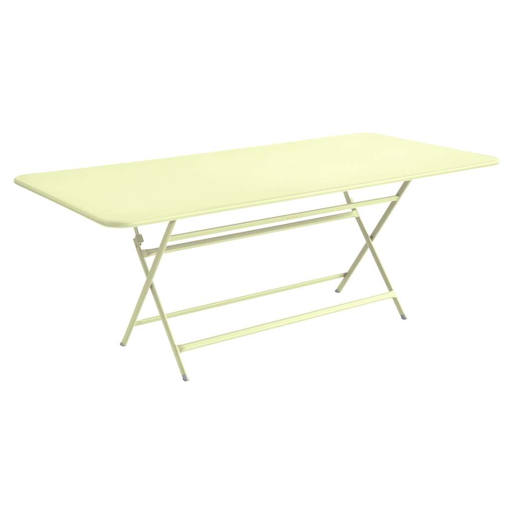 Fermob - CARACTÈRE Klapptisch Outdoor - Zitronensorbet A6 - 190 x 90 cm - outdoor