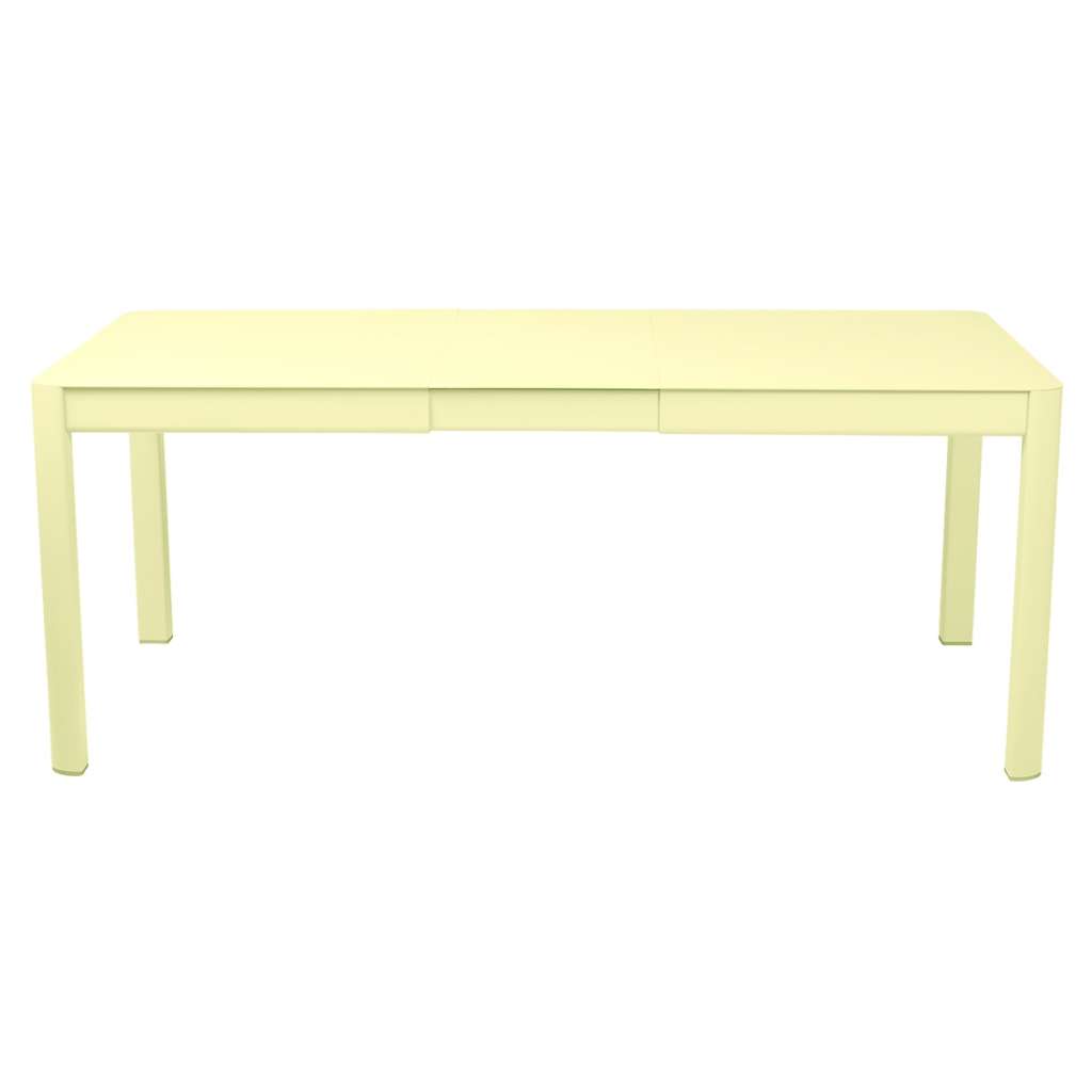 Fermob - Ribambelle Tisch mit 1 Einlegeplatte - Zitronensorbet A6 - outdoor