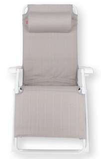 Jan Kurtz - Fiam Amida Soft Relaxliege - weiß / sea linen - outdoor