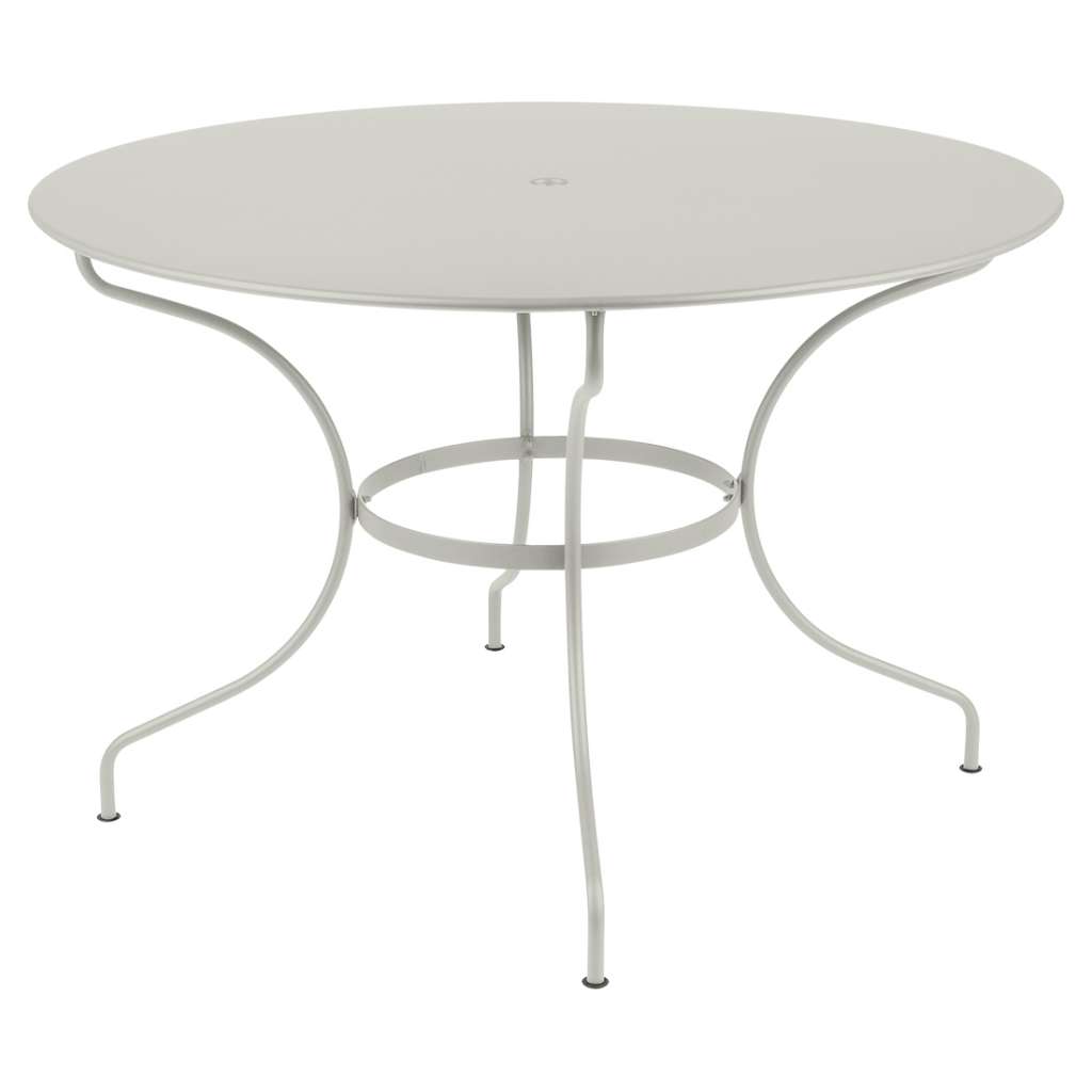 Fermob - Opéra runder Tisch - Lehmgrau A5 - Ø 117 - outdoor