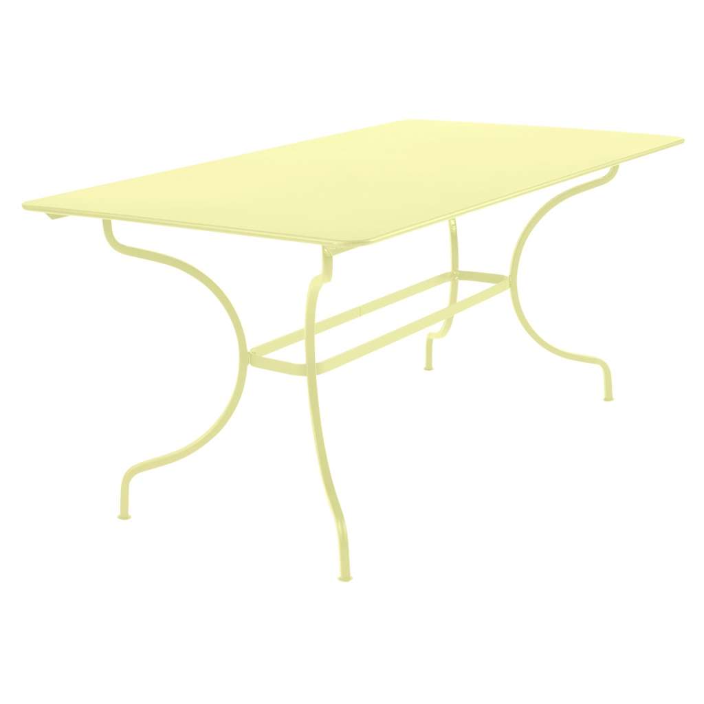 Fermob - Manosque Tisch - A6 Zitronensorbet - outdoor
