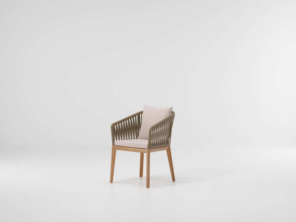 Kettal - Bitta Essstuhl - Teak / honeysuckle/ dry sand - indoor