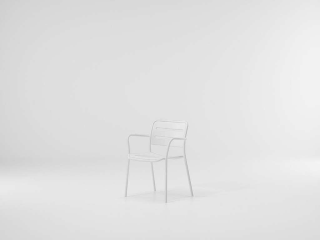 Kettal - Village Gartenstuhl - kalkweiß - outdoor