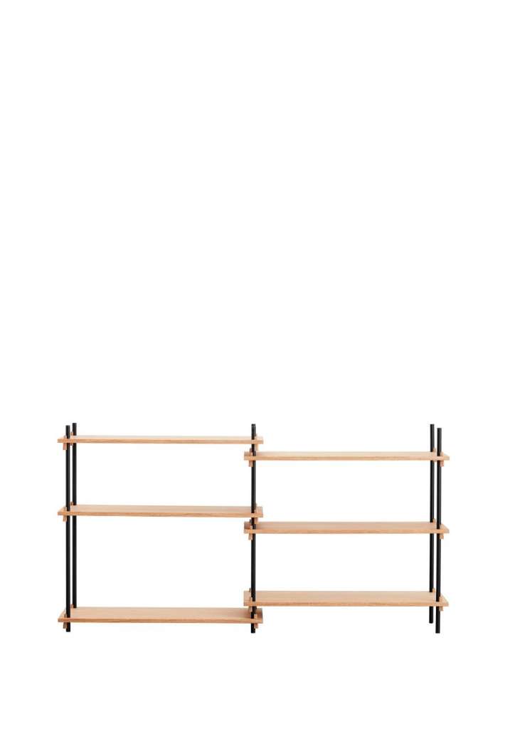 Moebe - Shelving System - Low Double - Eiche geölt - indoor