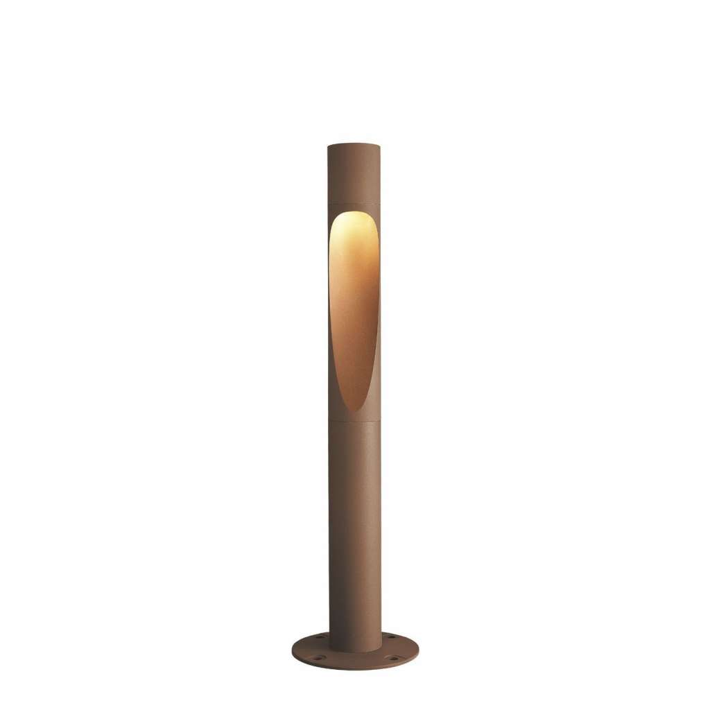 Louis Poulsen - Flindt Pollerleuchte - Höhe 110cm - Corten Struktur - indoor