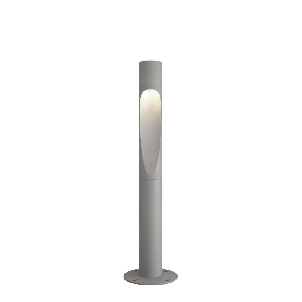 Louis Poulsen - Flindt Pollerleuchte - Höhe 110cm - alufarben strukturiert - indoor