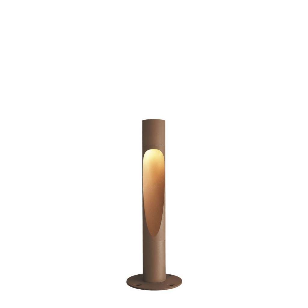 Louis Poulsen - Flindt Pollerleuchte - Höhe 80cm - Corten Struktur - indoor