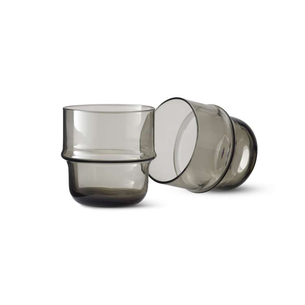 Design House Stockholm - Unda Trinkglas - grau - indoor