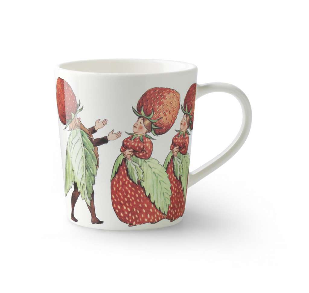 Design House Stockholm - Elsa Beskow Tasse - The Strawberry family - indoor