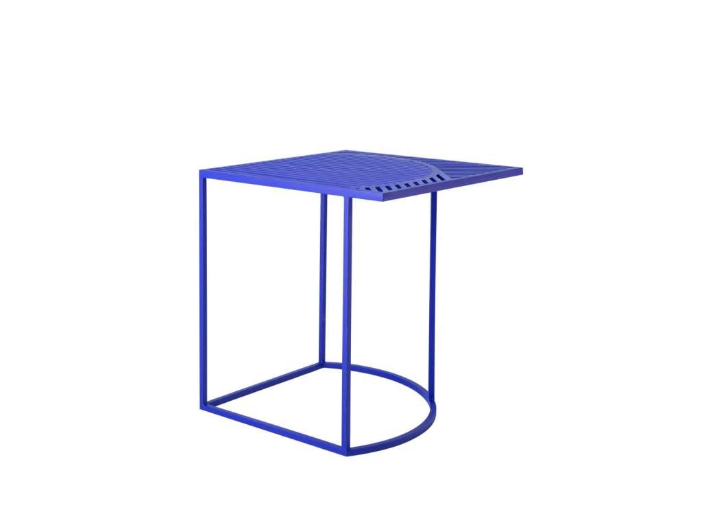 Petite Friture - ISO B Beistelltisch quadratisch - blau - indoor
